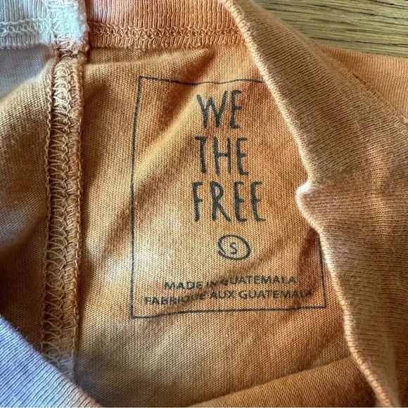 Free People Small Be Free Lilac Woods Tie Dye Long Sleeve Tee Shirt - Picture 2 of 8